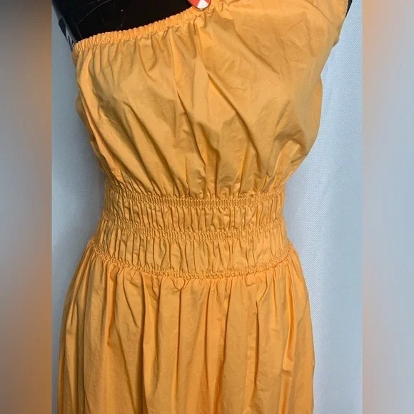 A.N.A Orange Cold Shoulder dress - Picture 4 of 11